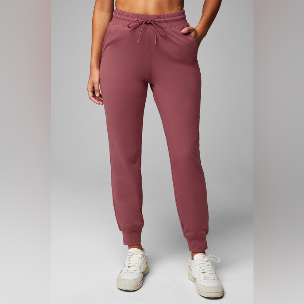Fabletics Mauve High Waisted Performance Jogger Pants